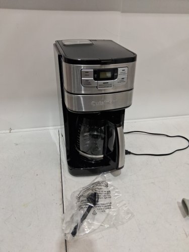 Cuisinart Automatic Grind and Brew Coffeemaker with 1-4 Cup Setting and Auto-Shutoff - 12 cups - Black/Stainless Steel (MODEL: DGB-400C) image 3