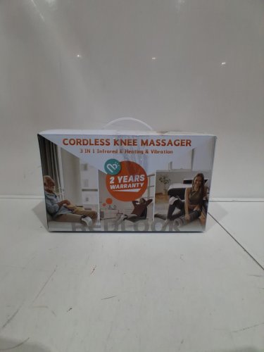 Cordless Knee Massager with LED Screen, 3 Infrared Heat Modes, & 3 Adjustable Vibration modes - white (model: ST-1101) image 2