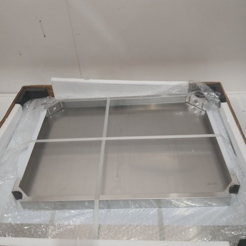 steel workbench on castor wheels - 24" x 30" x 32" - stainless steel (model: gzt61) image 3