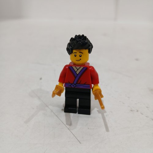 LEGO NINJAGO COLLECTIBLE MINI FIGURE WITH ASSORTED WEAPON / TOOL - ROBY image 2