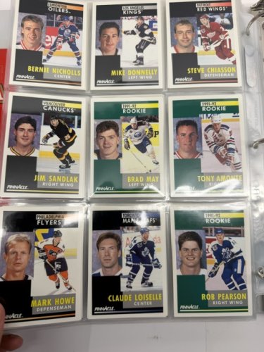 400+ APPROX ASSSTD PINNACLE 1991 HOCKEY NHL CARDS image 8