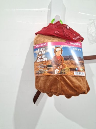 BABY PALAMON HORSE HERO COSTUME - 12-18 MONTHS - BROWN image 2