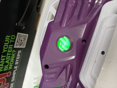 GEL BLASTER STARFIRE XL GLOW IN THE DARK GELLET BLASTER - PURPLE/green image 3