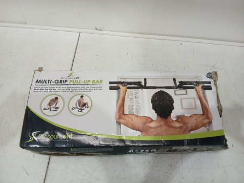 PROSOURCEFIT - NON-SLIP CUSHIONED MULTI-GRIP LITE PULL-UP BAR - UP TO 300LBS - 24"-32" - BLACK image 2