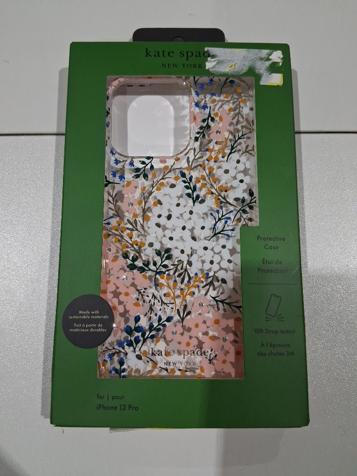 Kate spade new york protective case for iPhone 13 Pro - Clear Flowers - (Model: KS052862-05) image 2