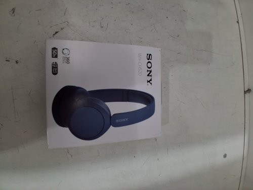 SONY WH-CH250 WIRELESS BLUETOOTH ON-EAR HEADPHONES WITH BUILT IN MIC - BLUE (MODEL:‎WHCH520/L) image 2