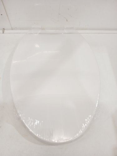 GARVEE ELONGATED TOILET SEAT WITH SLOW SOFT CLOSE - 18" - WHITE (MODEL: PHO_161CY13U) image 4