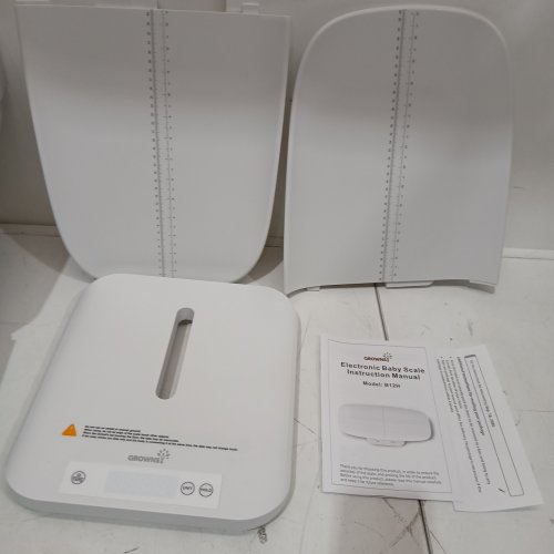 GROWNSY MULTIFUNCTIONAL BABY WEIGHT SCALE WITH 27" MEASUREMENT AND LCD SCREEN 330LB CAP - 27" X 15" X 10" - WHITE (MODEL:B12H) image 2