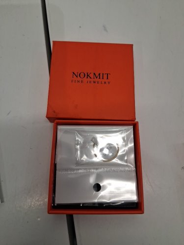 ADULTS NOKMIT FINE JEWELRY STACKABLE WEDDING BAND RING - SIZE 8 /1MM- 1/20 14 K GOLD image 3