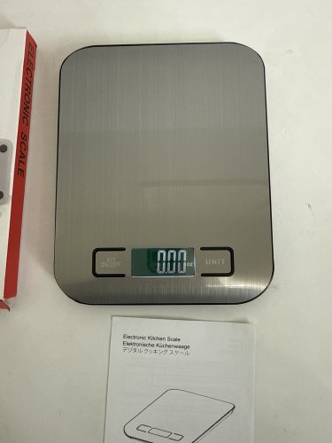 DIGITAL/ELECTRONIC KITCHEN SCALE - SILVER image 4