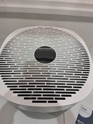 blueair pure 211i max hepasilent dual filtration large home smart air purifier - 1524 sq.ft - white/grey (model: 3613111100) image 5