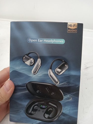 Ear Mounted Wireless Headphones with Translate function - black/silver - (model: YYK-Q16) image 2