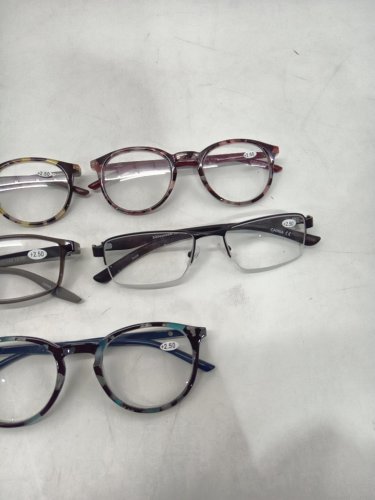 5 ASSORTED +2.50 readers - assorted colours & frame shape image 3