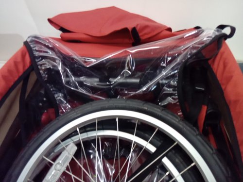 THULE Cadence 2 - Bike Trailer for 2 kids - 99lbs capacity - red (model:10101812) image 5