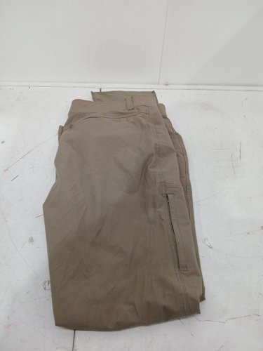 men's kirkland signature stretch tech pants - 36w x 30l -brown  (style: 7771453) image 2
