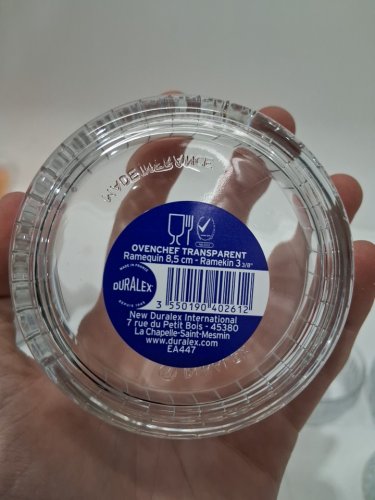 4pk duralex ovenchef ramekin- 3 - 3/8" - clear image 4