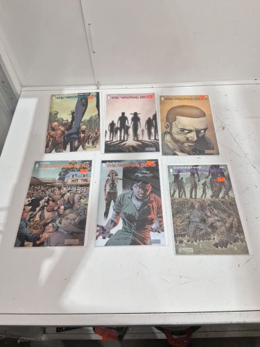 6 assorted walking dead comics - #129, 130, 140, 142, 143, 144 - image comics image 2