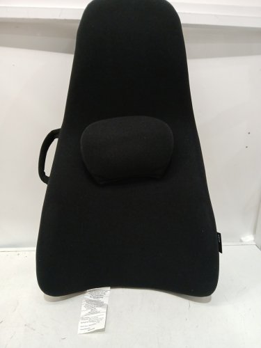 OBUSFORME HIGHBACK BACKREST SUPPORT WITH LUMBAR SUPPORT & CHAIR STRAPS - 18" x 7" x 31" - BLACK (MODEL: HB-BLK-CB) image 3