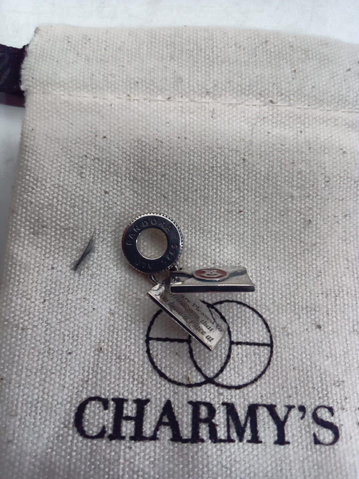 WOMENS PANDORA X CHARMY HOGWARTS LETTER HARRY POTTER CHARM - 15MM - S925 STERLING SILVER image 3