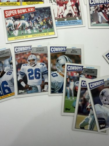 78 ASSTD 1987 1988 TOPPS FOOTBALL CARDS image 12