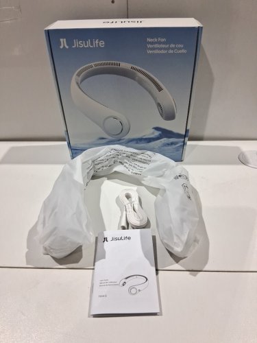 Jisulife LIFE4 5-Speed portable neck fan - OSFM - White (model: fa14-s) image 2