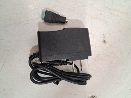 REPLACEMENT POWER ADAPTER FOR LED TAPE LIGHT - 12V 2A - BLACK image 2