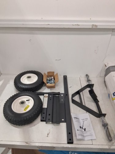 MAXXHAUL TRAILER DOLLY with Pneumatic Tires - 600lbs max - black  (MODEL:70225) image 2