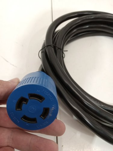 MULMART Generator Cord and Power Inlet Box Kit - 30 Amp,125V/250V - 15FT - (Model: ED-L302P+ED-307R,RML1430PB) image 3