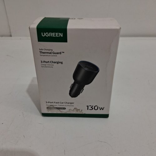 UGREEN THERMAL GUARD 3-PORT CAR CHARGER - 130W image 2