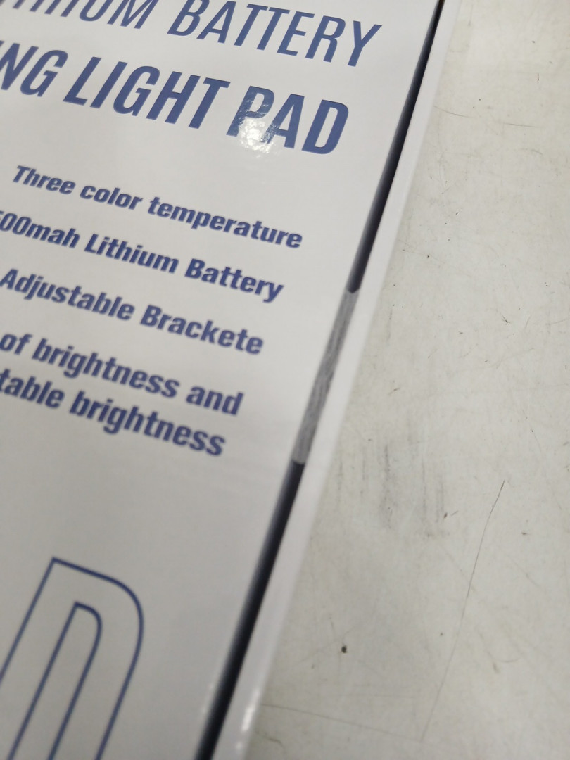 zocelight rechargeable a3 light pad tracing board - 6 brightness levels (model: d40black) image 4