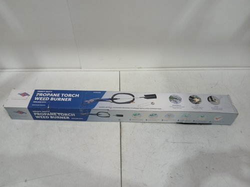 Flame King heavy duty 500,000 btu Propane powered Torch, Weed Burner - 39" long - 10ft hose regulator assembly - blue/black (model: ysn500k) image 2