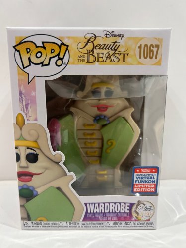 Funko pop! **2021 summer virtual funkon** Disney beauty and the beast - wardrobe vinyl figure (#1067) image 2