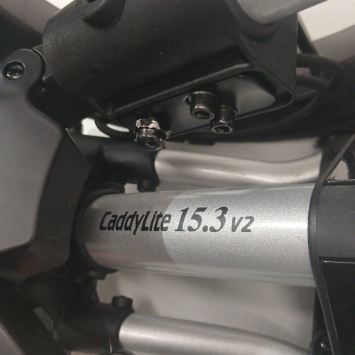 caddytek caddylite  15.3 v2 3-wheel golf push cart - silver (model: cp-153-2sil) image 6