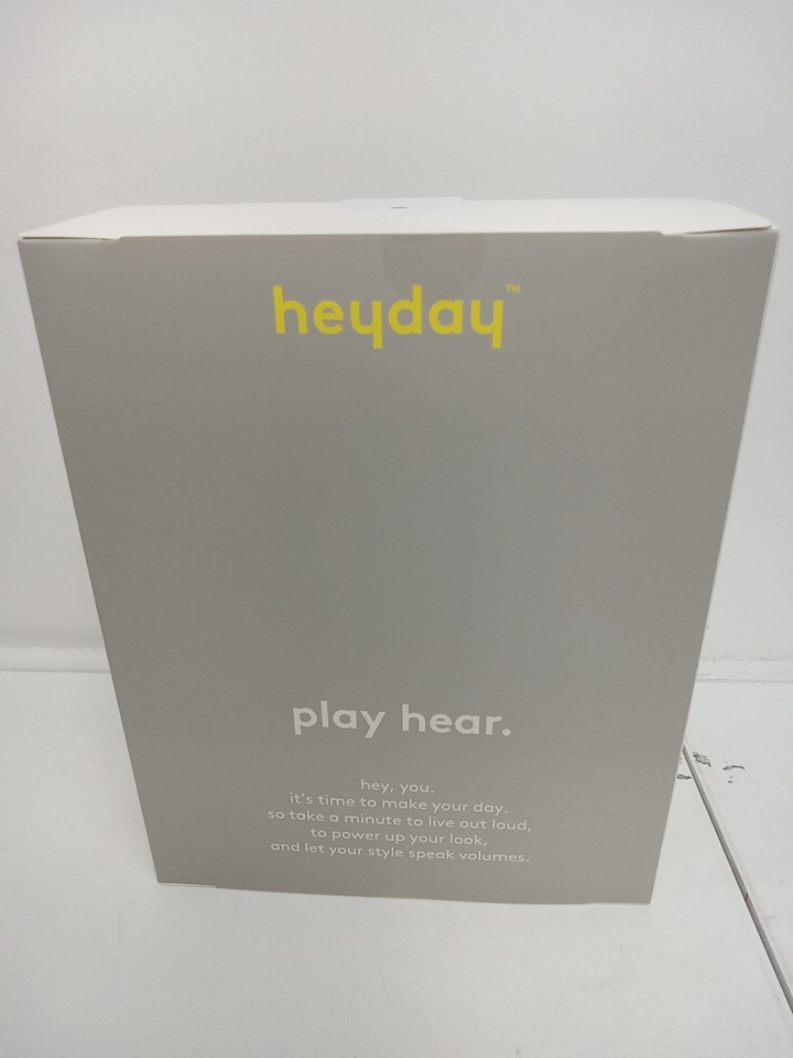 HEYDAY wired headphones with Microphone & remote - 3.5mm aux - black (model: 080 08 8648) image 3