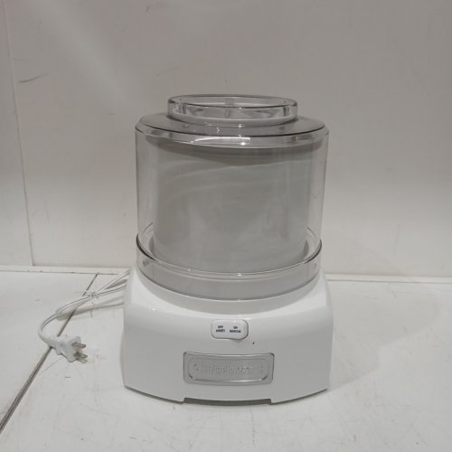 CUISINART ICE CREAM FROZEN YOGURT and SORBET MAKER - 1.4L - WHITE (MODEL: ICE-21C) image 3