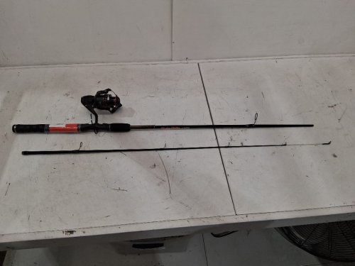 Ugly Stick Gx2 Spinning Combo Fishing Rod + reel - 6FT 6" Medium - Black/Red (Model: USGXSP662M) image 2