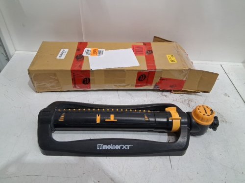 melnorxt 2-way adjustable turbo oscillating sprinkler - yellow/black (model : 65133amz) image 2