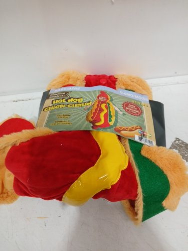 BABY HOT DOG COSTUME - 0-6 MONTHS - RED, YELLOW AND GREEN image 2