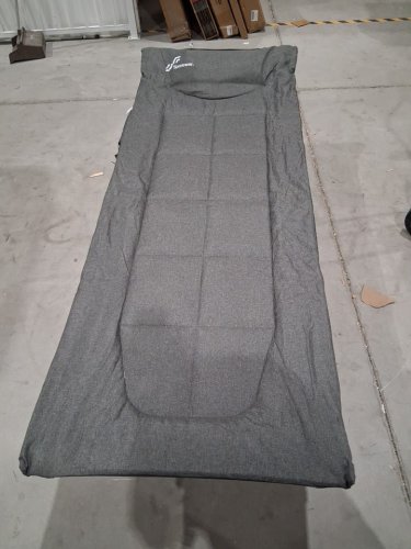 Sportneer portable PADDED Camping Cot with carry bag - 31" x 79" - grey - (model: fcc-03) image 5