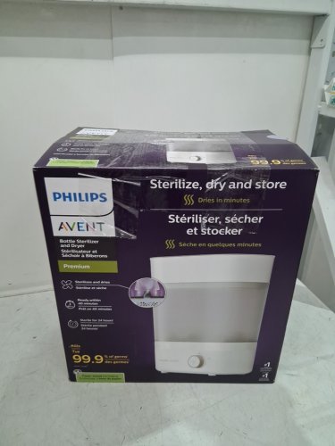 PHILIPS AVENT PREMIUM BOTTLE STERILIZER & DRYER - WHITE (MODEL: SCF293/00) image 2