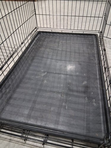 Best Pet Care Crate Metal Foldable Single Door Dog Cage with Removeable Tray - Large - Black (Model: TY-PC360-BLACK) image 6