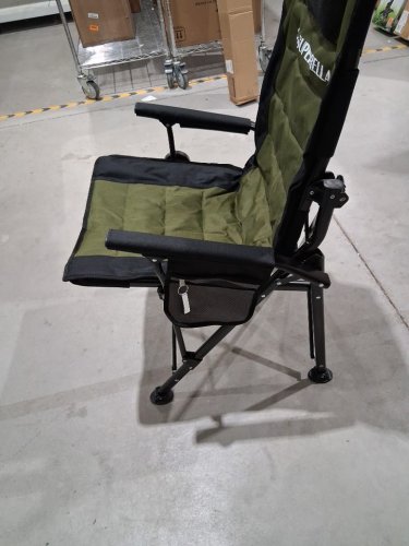 Supperella Movable Backrest Camping Chair Lawn- 9.8" x 9.1"-green image 4