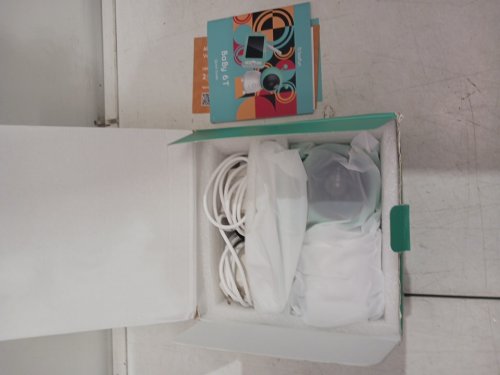BOIFUN WiFi Video Baby Monitor Camera - 360° Rotation, Night Light, Auto Tracking, AI Motion & Sound Detection, Phone App Control, 3000mAh Battery, 2-Way Audio -5'' screen- white/teal (model:baby 6t) image 3