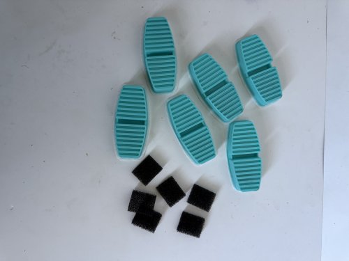 12PK WIRELESS PET FOUNTAIN REPLACEMENT FILTERS 6 Pack Carbon Filters + 6 Pack Sponges Filters - Filters for Cordless Pet Water Fountain - 30 DAY Supply image 3