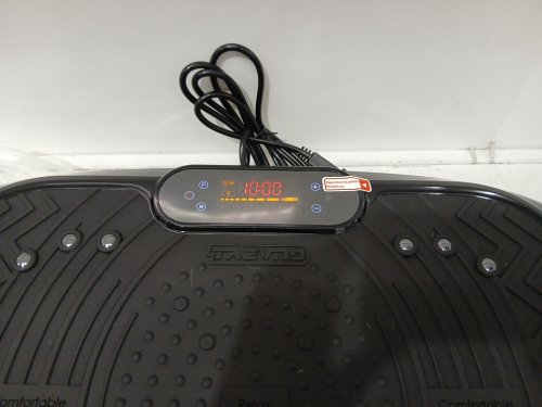 TAEVNO BLUETOOTH VIBRATION PLATE EXERCISE MACHINE WITH REMOTE - 450LBs CAP - BLACK image 7