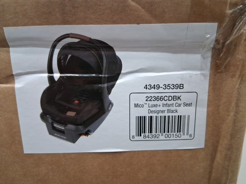 Maxi-Cosi Mico Luxe+ Infant Car Seat, Lightweight, Easy Install with MaxiLock - 30LB max - black (model: 22366cdbk) image 3