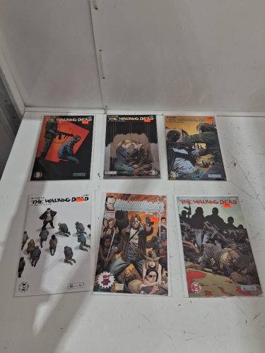 6 assorted walking dead comics - #164, 165, 166, 167, 168, 169 - image comics image 2
