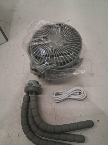 Momcozy 8000mAh Portable Stroller Fan, 27H Ultra-long Battery Life - 4 speed - green image 3