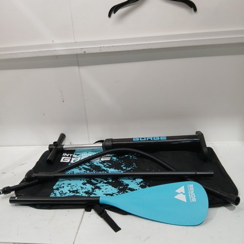 intermountain gorge Ultra Wide Inflatable stand up Paddle Board -11ft - 34" - woodgrain blue - (model:supnp320-10c) image 5