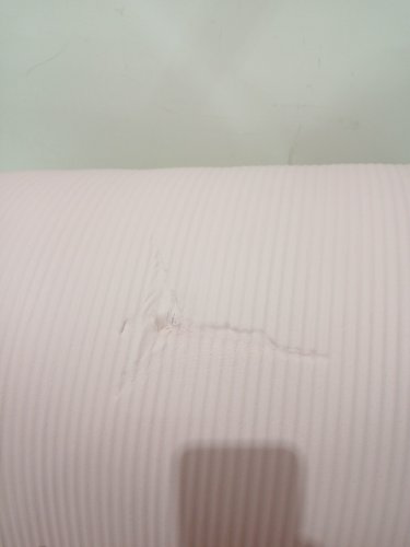 AMAZON BASICS EXTRA THICK EXERCISE YOGA MAT with carrying strap - 72" x 22" x 1"- light pink (model: GYCOYM-PK) image 5